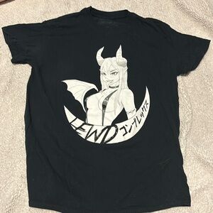 Lewd complex shirt black medium good condition
